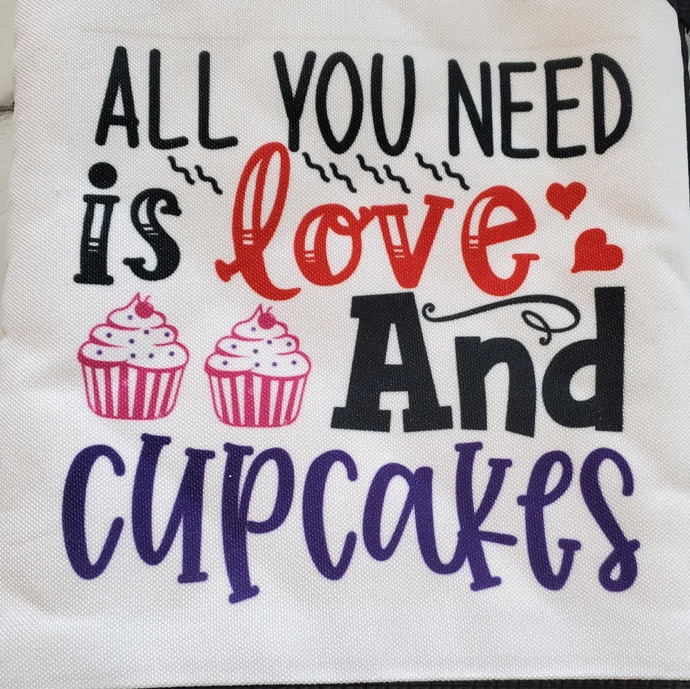 ALL YOU NEED is love And cupcakes Oven Mitt